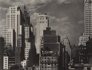 Från mitt fönster på An American Place, North av Alfred Stieglitz