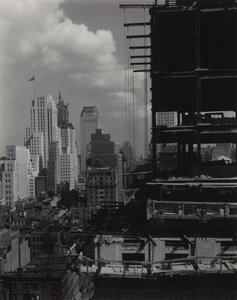 Från mitt fönster på An American Place, norr av Alfred Stieglitz