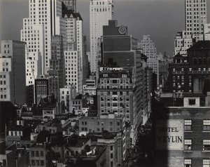 Från mitt fönster på An American Place, norr av Alfred Stieglitz