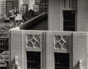 Från mitt fönster på An American Place, norrut av Alfred Stieglitz