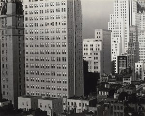 Från mitt fönster på An American Place, norr av Alfred Stieglitz