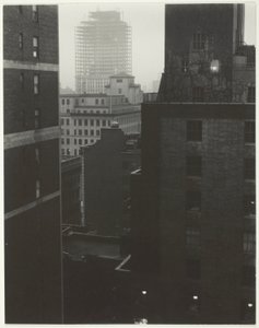 Från mitt fönster på An American Place, sydväst av Alfred Stieglitz