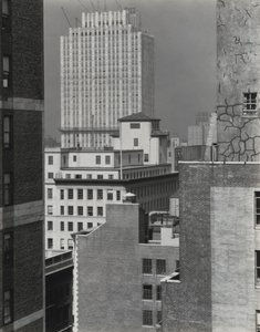 Från mitt fönster på An American Place, sydväst av Alfred Stieglitz