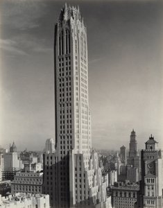 Från mitt fönster på Shelton, norr av Alfred Stieglitz