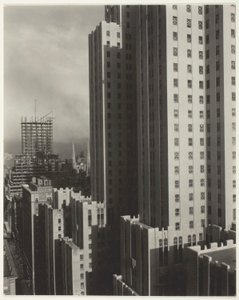 Från mitt fönster på Shelton, West av Alfred Stieglitz