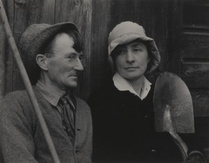 Georgia O’Keeffe och Donald Davidson av Alfred Stieglitz