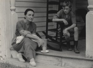 Georgia O’Keeffe och Frank Prosser av Alfred Stieglitz