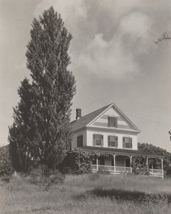 Huset på kullen, Lake George av Alfred Stieglitz