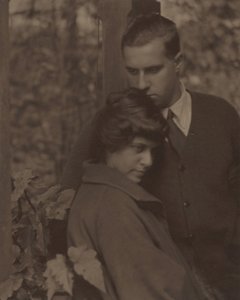 Kitty Stieglitz och Edward Stieglitz av Alfred Stieglitz