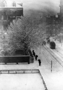 New York, gata / foto 1907 av Alfred Stieglitz