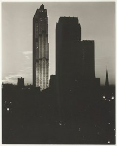 New York från Shelton, 1935. av Alfred Stieglitz