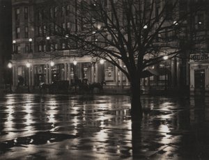 Natt - New York av Alfred Stieglitz