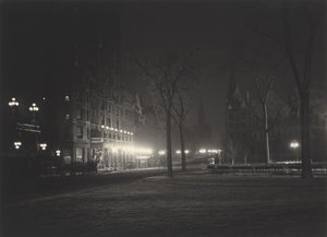 Natt, New York av Alfred Stieglitz