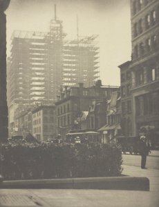 Gamla och New York, 1910. av Alfred Stieglitz
