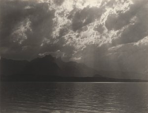 Vid Thunsjön, Schweiz av Alfred Stieglitz