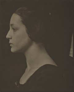 Porträtt av Eva Herrmann av Alfred Stieglitz