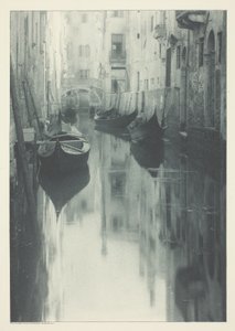 Reflektion-Venedig av Alfred Stieglitz