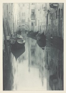 Reflektion-Venedig av Alfred Stieglitz