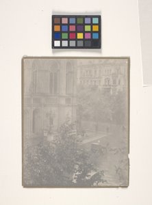 Snapshot--från mitt fönster, Berlin (fotogravyr) av Alfred Stieglitz