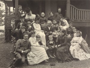 Familjen Stieglitz i Oaklawn, Lake George av Alfred Stieglitz