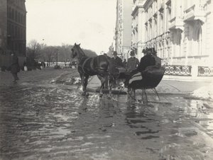 Söndag, Fifth Avenue och 57th Street, New York av Alfred Stieglitz