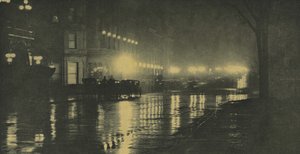 Nattens sken – New York av Alfred Stieglitz