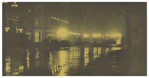 Nattens sken - New York av Alfred Stieglitz