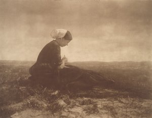 The Net Mender av Alfred Stieglitz