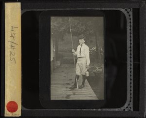 Utan titel (Howard med fiskespö) av Alfred Stieglitz