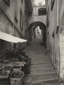 Via Fiori, Bellagio av Alfred Stieglitz