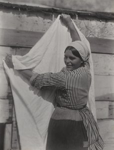 Tvättdag, Katwyk av Alfred Stieglitz