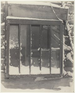 Fönster: Trä, Glas, Snö av Alfred Stieglitz