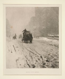 Vinter - Fifth Avenue av Alfred Stieglitz