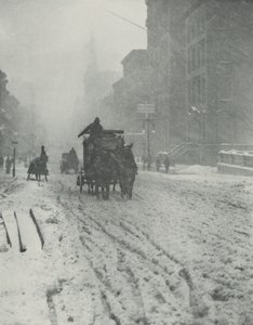 Vinter, Fifth Avenue av Alfred Stieglitz