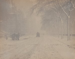 Vinter, New York av Alfred Stieglitz