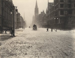 Vinter, New York av Alfred Stieglitz