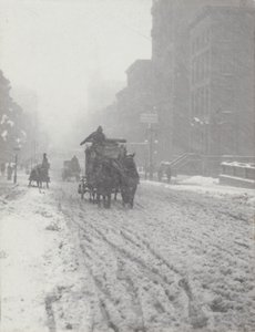 Vinter på Fifth Avenue av Alfred Stieglitz
