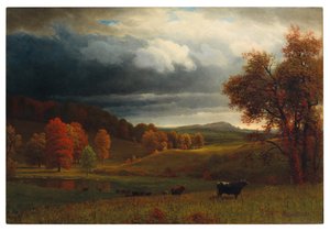 Höstens landskap: Catskillsbergen av Alfred Thompson Bricher