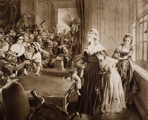 The Tuileries, 20 juni 1792, illustration från 