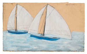 Två segelbåtar