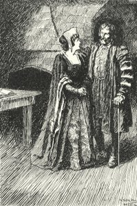 Margaret Roper, äldsta dotter till Sir Thomas More, besökte sin far i fängelset, 1535
