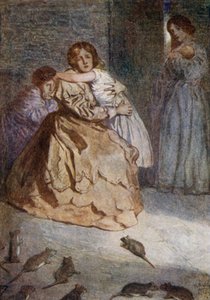 Råttpest under belägringen av Lucknow, Indian Mytery, 1857 av Alfred Wallis Mills