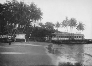 Mount Lavinia hotell och badpaviljong, c1890, 1910 av Alfred William Amandus Plate