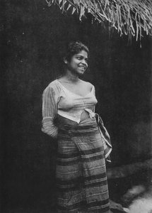 Singalesisk byskönhet, c1890, 1910