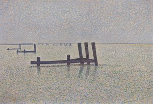 Engelska kanalen vid Nieuwpoort. Omkring 1889