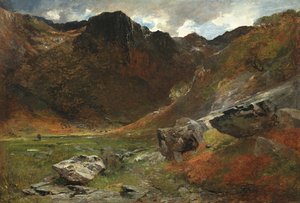 En sumpig Glen från Nature av Alfred William Hunt