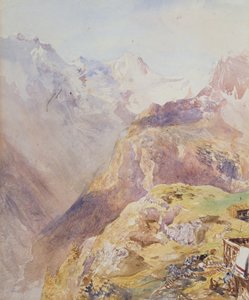Lauterbrunnen Valley from Murren av Alfred William Hunt