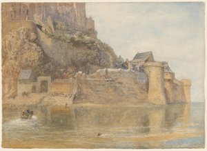 Vallarna, Mont St. Michel, Frankrike av Alfred William Hunt