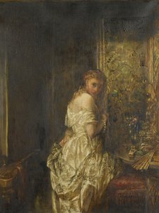 Kvinna i vitt, 1872