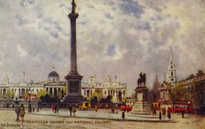 Trafalgar Square und die National Gallery
